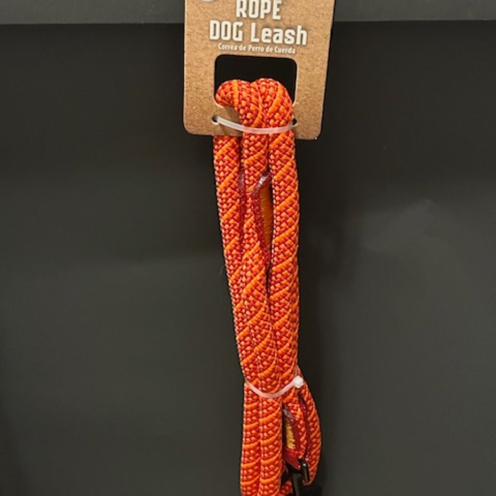 Bonita Pet (Red&Orange)4.72 x 47.24in/12mmx120cm Rope Dog Leash